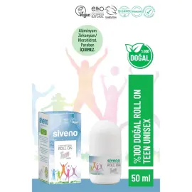 Siveno Natural Roll On Deodorant - Teen Unisex 50ml - 2