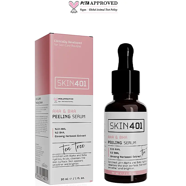Skin401 AHA BHA Peeling Serum 30ml - 2