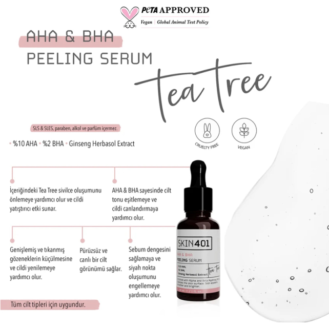 Skin401 AHA BHA Peeling Serum 30ml - 3