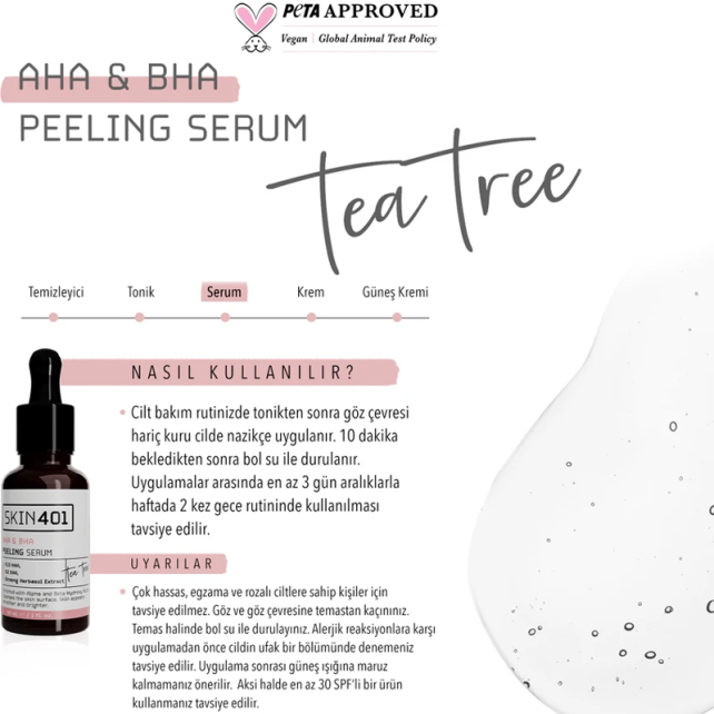 Skin401 AHA BHA Peeling Serum 30ml - 4