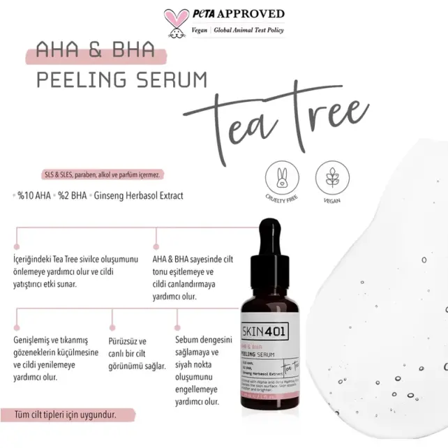 Skin401 AHA BHA Peeling Serum 30ml - 3
