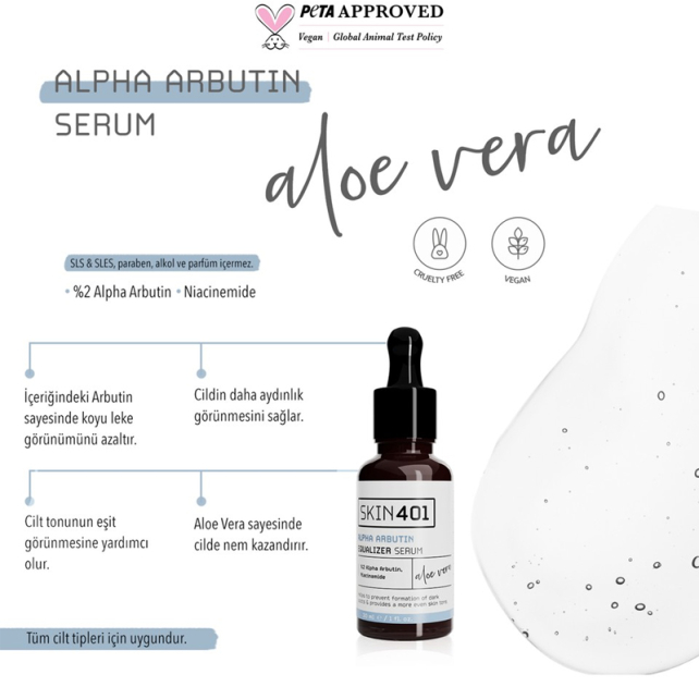 Skin401 Alpha Arbutin Equalizer - Leke Karşıtı Serum 30ml - 3