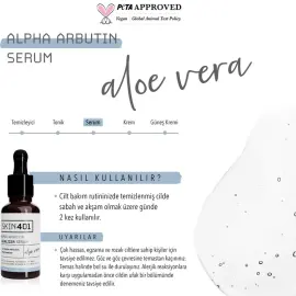Skin401 Alpha Arbutin Equalizer - Leke Karşıtı Serum 30ml - 4