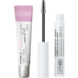 Skin401 Anında Canlı Görünüm - Dudak ve Kaş Kirpik Bakım Seti - 1