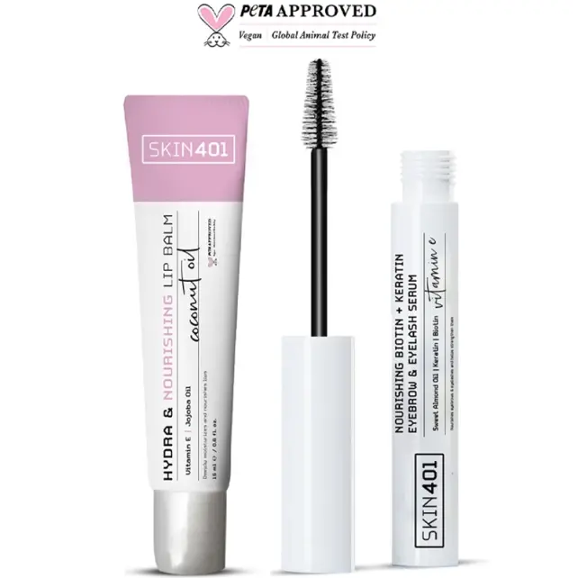 Skin401 Anında Canlı Görünüm - Dudak ve Kaş Kirpik Bakım Seti - 2