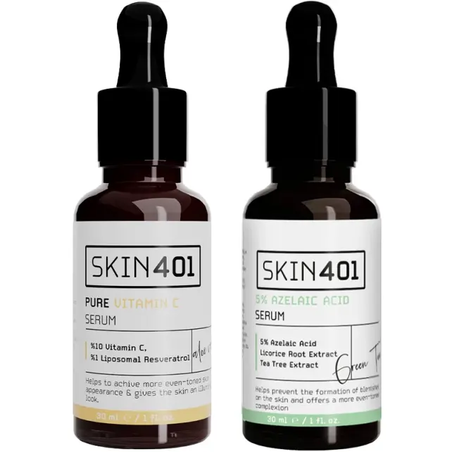 Skin401 Aydınlatıcı ve Canlandırıcı Etkili Serum Seti - 1