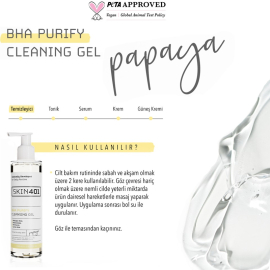 Skin401 BHA Purify Cleansing Gel - Arındırıcı Yüz Temizleme Jeli 200ml - 4