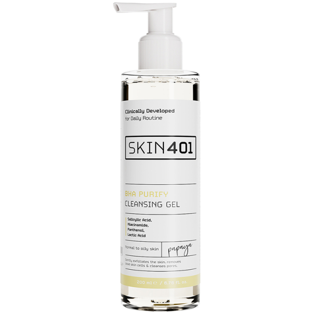 Skin401 BHA Purify Cleansing Gel - Arındırıcı Yüz Temizleme Jeli 200ml - 1