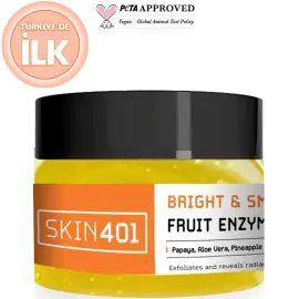 Skin401 Bright Smooth Fruit Enzyme Mask - Meyve Enzim Jel Maskesi 100ml - 2