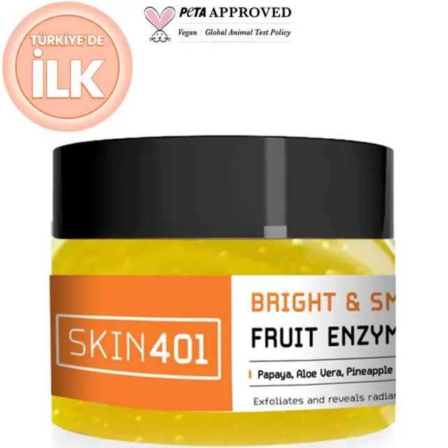 Skin401 Bright Smooth Fruit Enzyme Mask - Meyve Enzim Jel Maskesi 100ml - 2