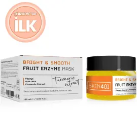 Skin401 Bright Smooth Fruit Enzyme Mask - Meyve Enzim Jel Maskesi 100ml - 3