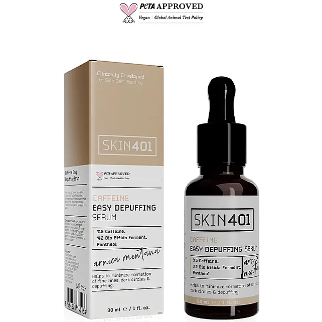 Skin401 Caffein Easy Depuffing - Göz Çevresi Bakım Serumu 30ml - 2