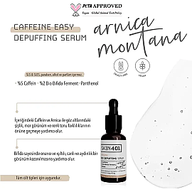Skin401 Caffein Easy Depuffing - Göz Çevresi Bakım Serumu 30ml - 3