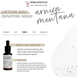 Skin401 Caffein Easy Depuffing - Göz Çevresi Bakım Serumu 30ml - 4