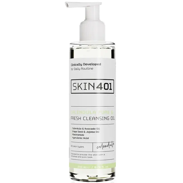 Skin401 Calendula Pure & Fresh Cleansing Oil - Cilt Temizleme Yağı 200ml - 1