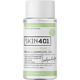 Skin401 Calendula Pure & Fresh Cleansing Oil - Cilt Temizleme Yağı 50ml - Skin401