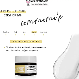 Skin401 Calm Repair Cica Cream - Onarıcı Etkili Bakım Kremi 50ml - 4