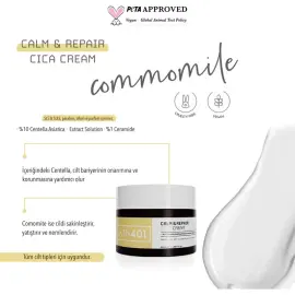Skin401 Calm Repair Cica Cream - Onarıcı Etkili Bakım Kremi 50ml - 3