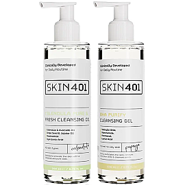 Skin401 Çift Aşamalı Yüz Temizleme Seti - Skin401