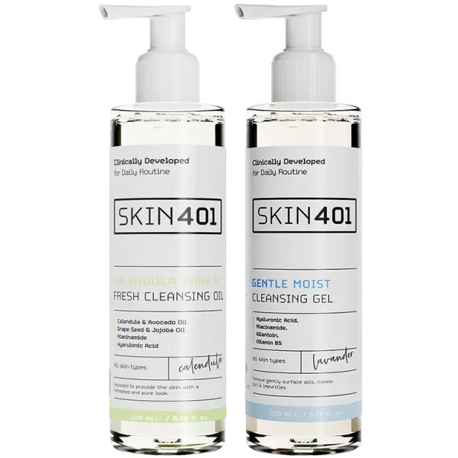 Skin401 Çift Aşamalı Yüz Temizleme Seti - 1