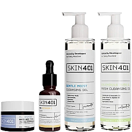 Skin401 Cilt Yenilenmesine Yardımcı ve Aydınlatıcı Etkili Bakım Seti - Skin401