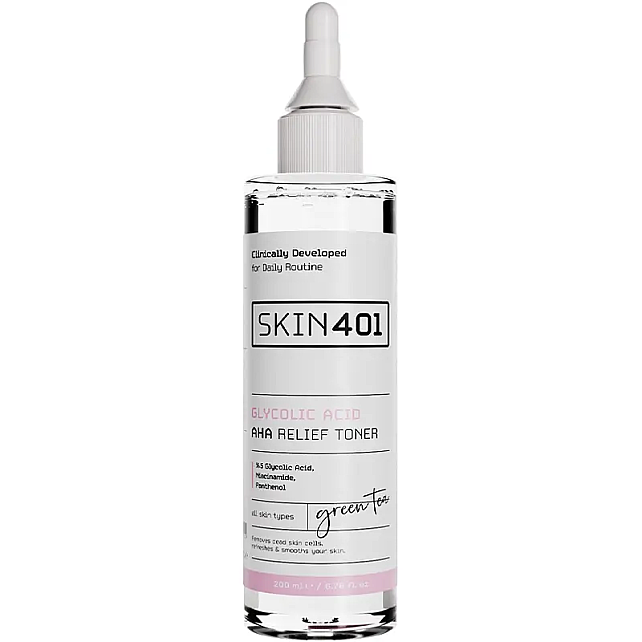 Skin401 Glycolic Acid AHA Relief Toner - Leke Karşıtı Tonik 200ml - 1