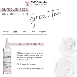 Skin401 Glycolic Acid AHA Relief Toner - Leke Karşıtı Tonik 200ml - 4