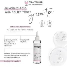 Skin401 Glycolic Acid AHA Relief Toner - Leke Karşıtı Tonik 200ml - 3