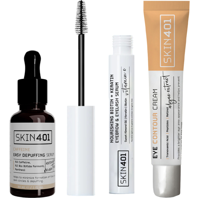 Skin401 Göz Çevresi ve Kaş Kirpik Bakım Seti - 1