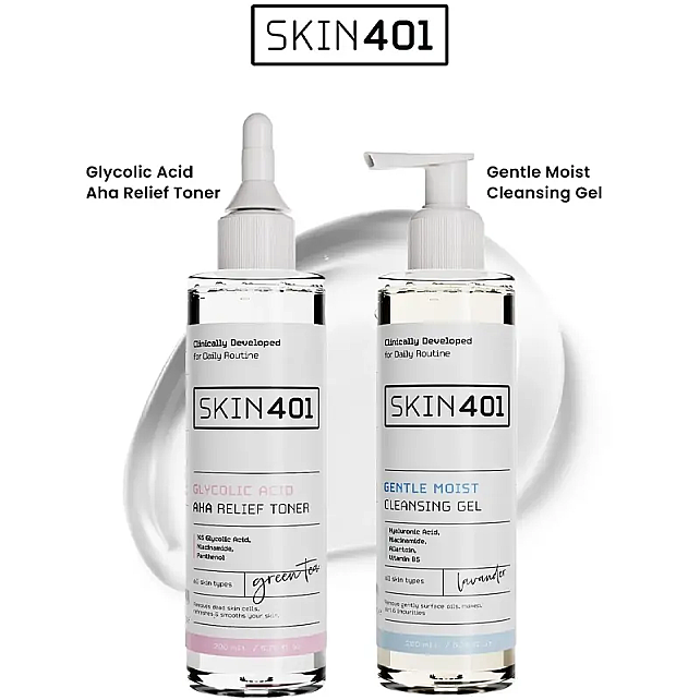 Skin401 Hassas Ciltlere Özel Aydınlatıcı Arındırıcı Yüz Temizleme Seti - 2
