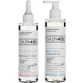 Skin401 Hassas Ciltlere Özel Aydınlatıcı Arındırıcı Yüz Temizleme Seti - 1