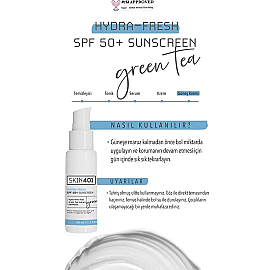 Skin401 Hydra Fresh SPF 50+ Sunscreen - Güneş Koruyucu 50ml - 4