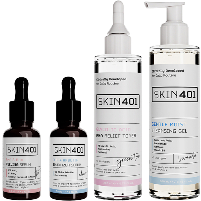 Skin401 Koyu Leke ve Siyah Nokta Tam Koruma Cilt Bakım Rutini - 1