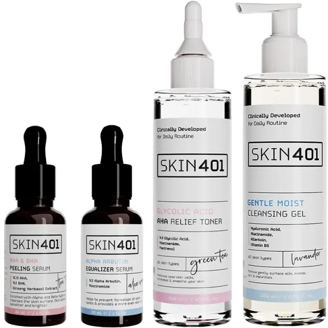 Skin401 Koyu Leke ve Siyah Nokta Tam Koruma Cilt Bakım Rutini - 1