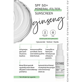 Skin401 Mineral Filter SPF 50+ Sunscreen - Mineral Güneş Koruyucu 50ml - 3