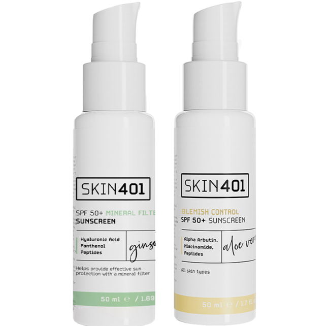 Skin401 Mineral Gübeş Kremi ve Leke Karşıtı Güneş Seti - 1