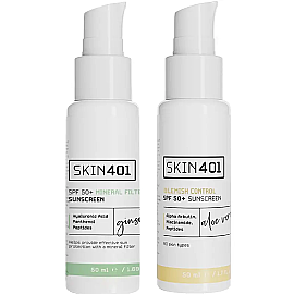 Skin401 Mineral Güneş Kremi ve Leke Karşıtı Güneş Seti - Skin401
