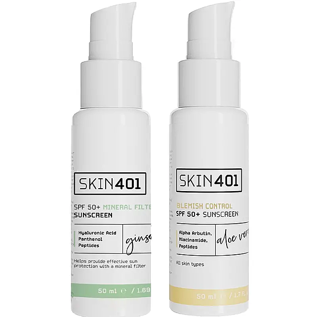 Skin401 Mineral Güneş Kremi ve Leke Karşıtı Güneş Seti - 1