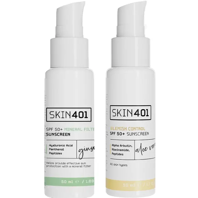 Skin401 Mineral Güneş Kremi ve Leke Karşıtı Güneş Seti - 1