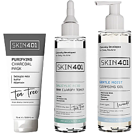 Skin401 Nemlendirici Siyah Nokta ve Gözenek Görünümü Azaltmaya Yardımcı Bakım Seti - Skin401