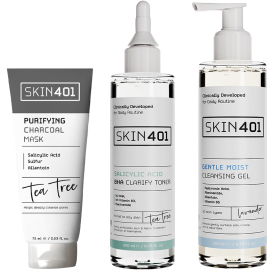 Skin401 Nemlendirici Siyah Nokta ve Gözenek Görünümü Azaltmaya Yardımcı Bakım Seti - Skin401