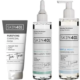 Skin401 Nemlendirici Siyah Nokta ve Gözenek Görünümü Azaltmaya Yardımcı Bakım Seti - 1