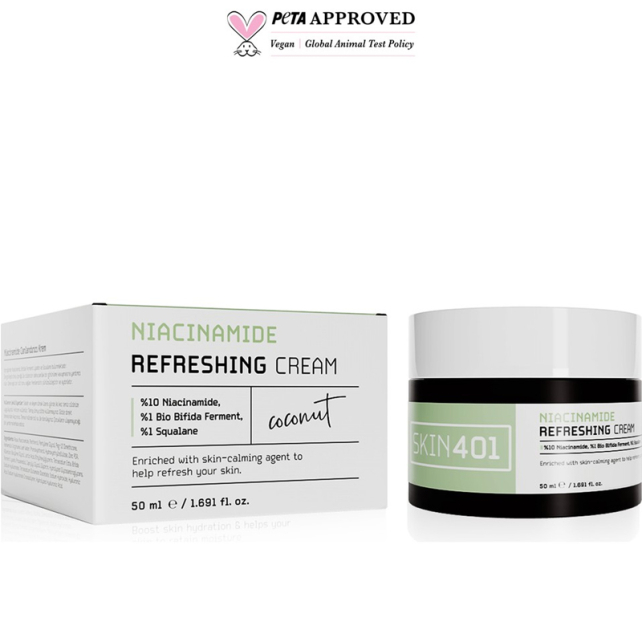 Skin401 Niacinamide Refreshing Cream - Aydınlatıcı Etkili Bakım Kremi 50ml - 2