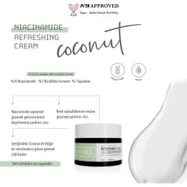Skin401 Niacinamide Refreshing Cream - Aydınlatıcı Etkili Bakım Kremi 50ml - 3