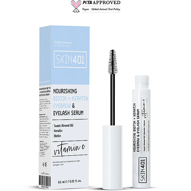 Skin401 Nourishing Biotin Creatine Eyebrow Eyelash - Kaş ve Kirpik Serumu 6.5ml - 2