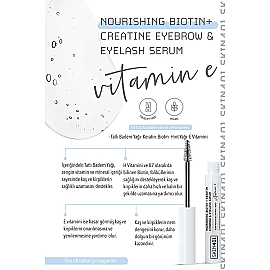 Skin401 Nourishing Biotin Creatine Eyebrow Eyelash - Kaş ve Kirpik Serumu 6.5ml - 3
