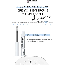 Skin401 Nourishing Biotin Creatine Eyebrow Eyelash - Kaş ve Kirpik Serumu 6.5ml - 4