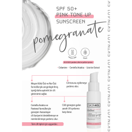 Skin401 Pink Tone Up SPF 50+ Sunscreen - Güneş Koruyucu 50ml - 3