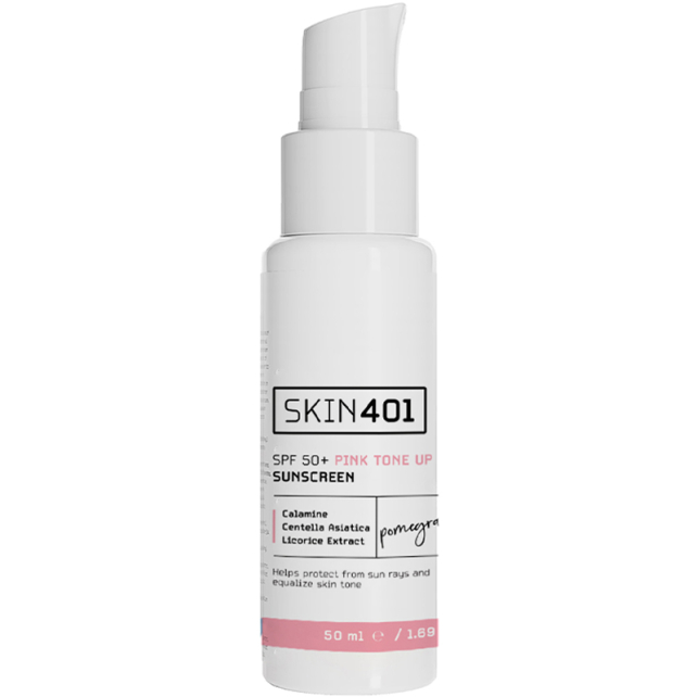 Skin401 Pink Tone Up SPF 50+ Sunscreen - Güneş Koruyucu 50ml - 1