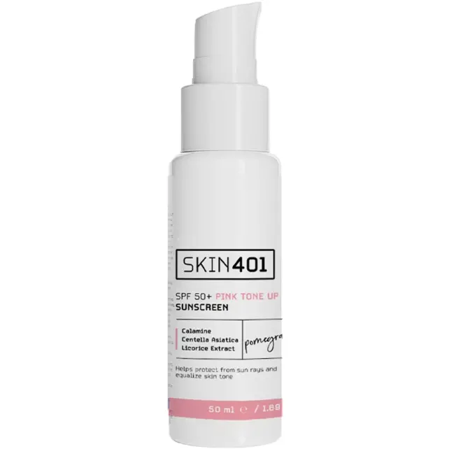 Skin401 Pink Tone Up SPF 50+ Sunscreen - Güneş Koruyucu 50ml - 1